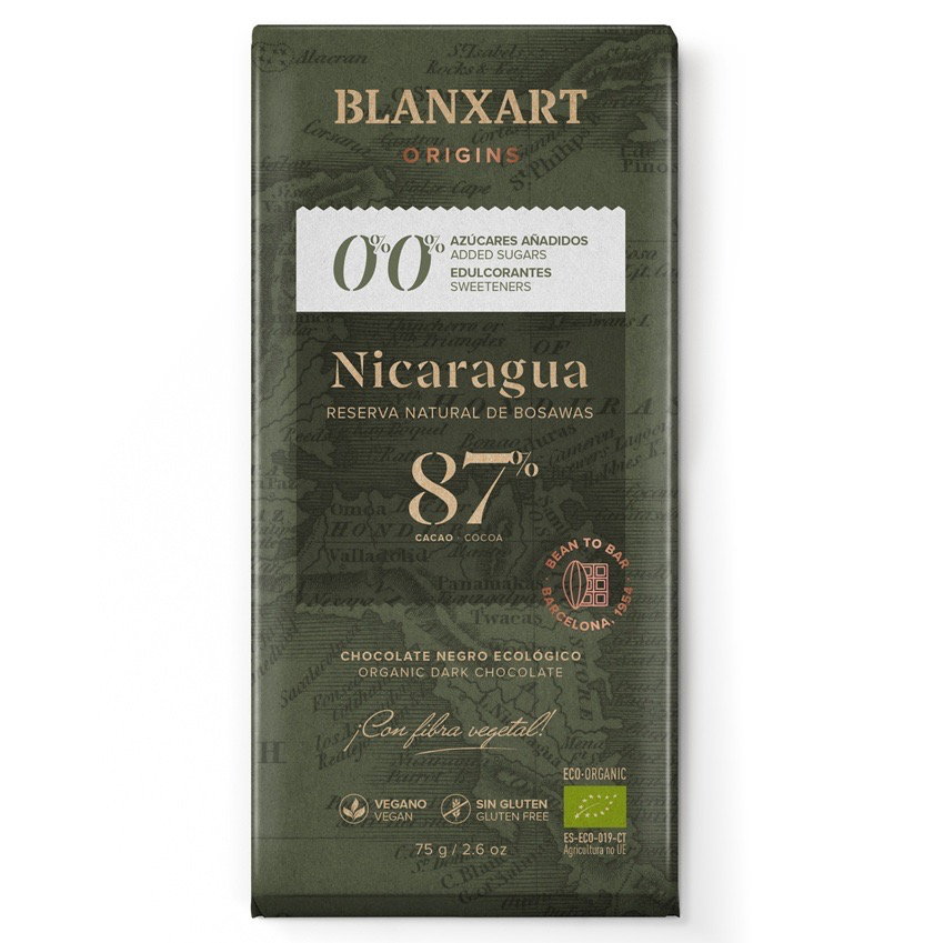 [BLX0085] Blanxart Nicaragua Bosaras 87 percent sugar-free