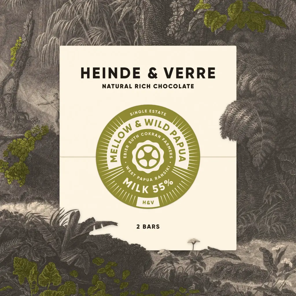 Heinde en Verre - Mellow Wild Papua Milk 55 percent