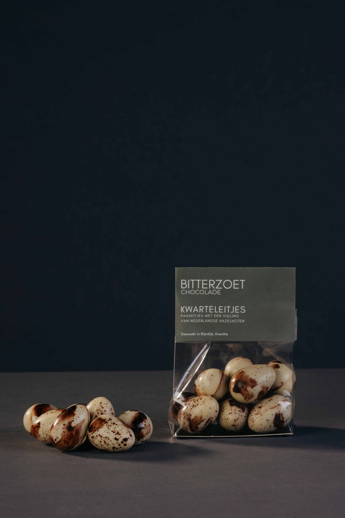 Kwarteleitjes paaseitjes BitterZoet chocolade PRE-ORDER