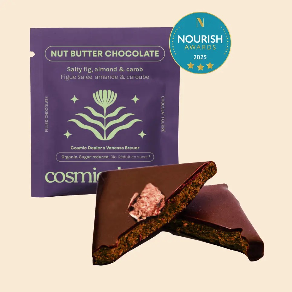 [CARTONNFIG16] Cosmic Dealer Salty Fig & Almond & Carob single of cadeaubox 4 stuks (1 stuks)