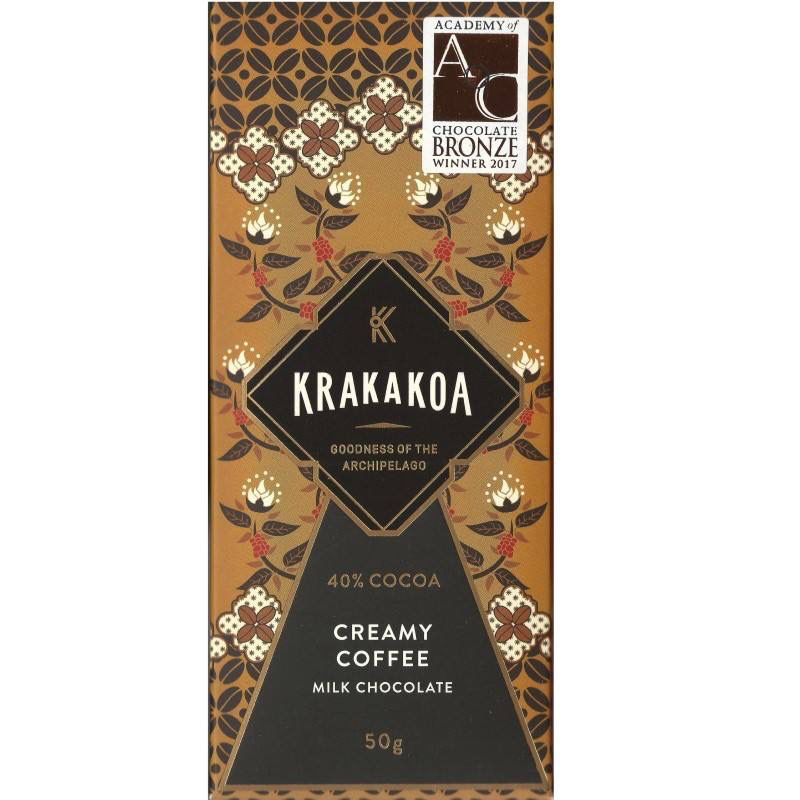 Krakakoa Creamy Coffee milk chocolate 40 procent