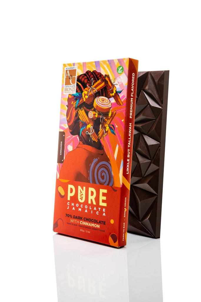 [PCJ0030] Pure Chocolate Company Cinnamon 70 percent Jamaica