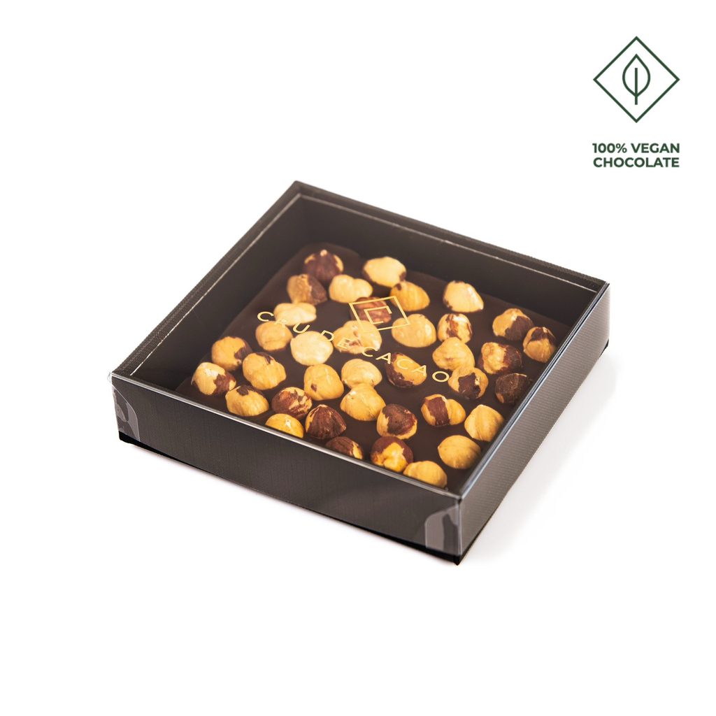 Cru de Cacao breek chocolade Hazelnoot puur