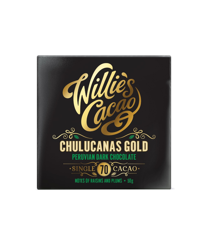 Willie's Cacao Chulucanas Gold, Peru 70 procent dark