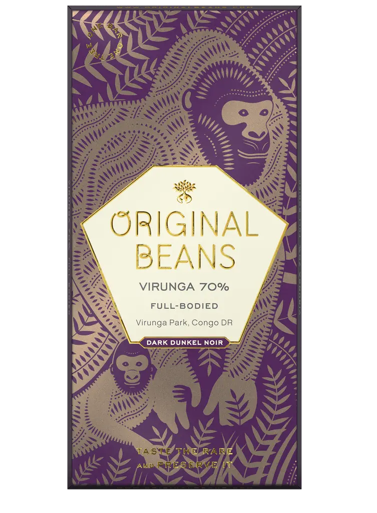 [ORB0020] Original Beans Cru Virunga Congo 70 procent