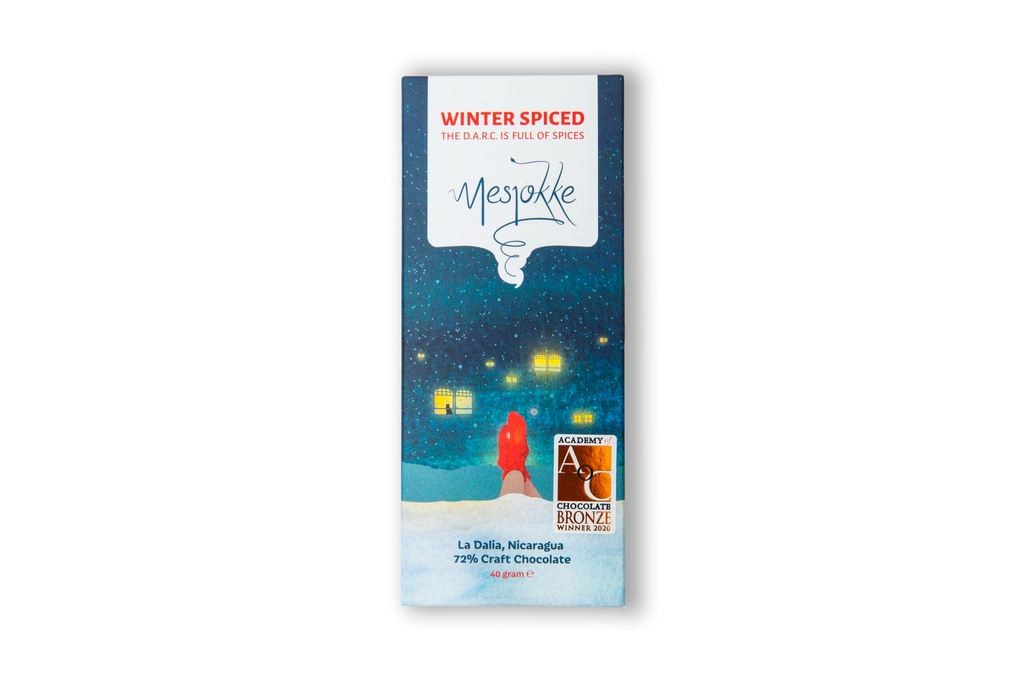 Mesjokke, Limited Winter Spiced Edition, Nicaragua 72% 40gr