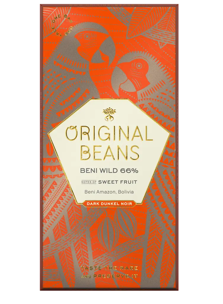 Original Beans Beni Wild Harvest Bolivia 66 percent