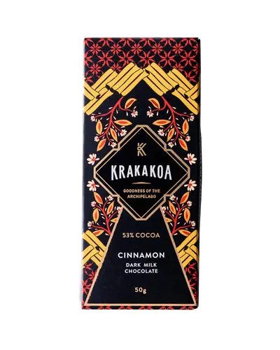 [KRA0140] Krakakoa Dark Milk Cinnamon 53 percent