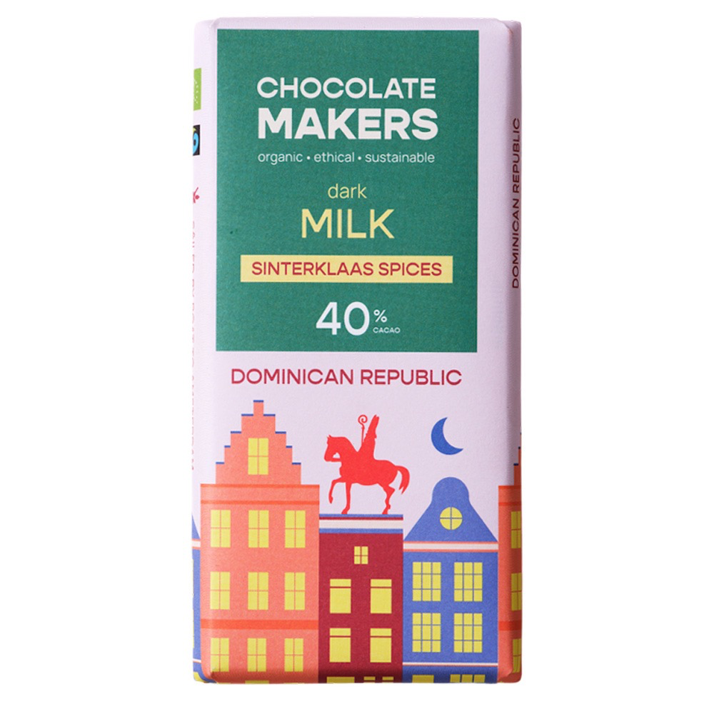 Chocolatemakers Sinterklaas Spices Milk 40 Percent
