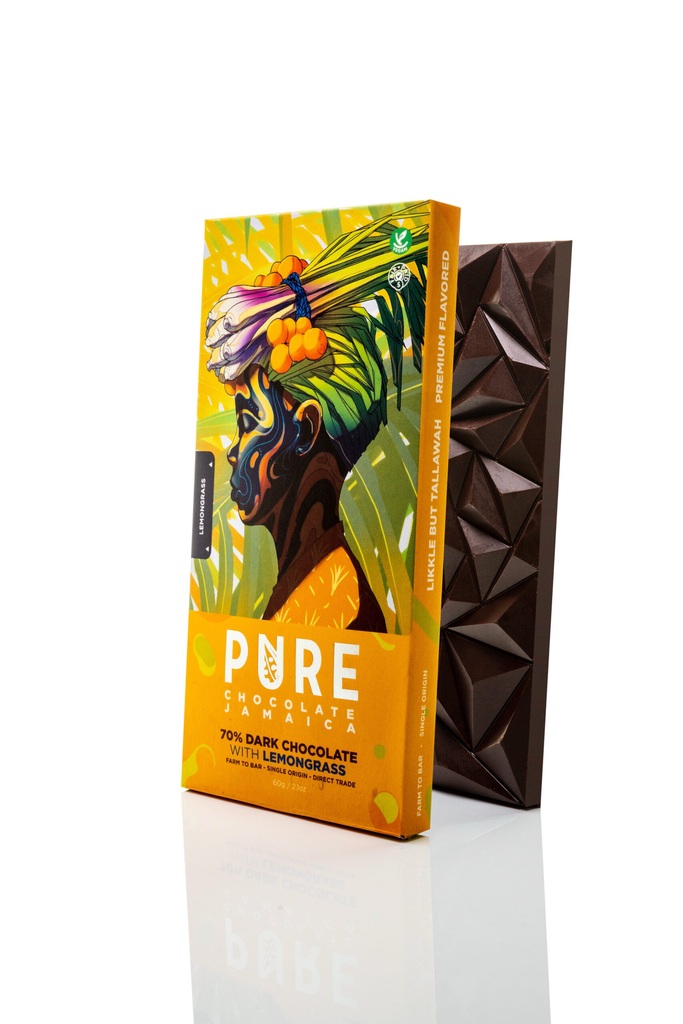 [PCJ0070] Pure Chocolate Company met citroengras 70 procent