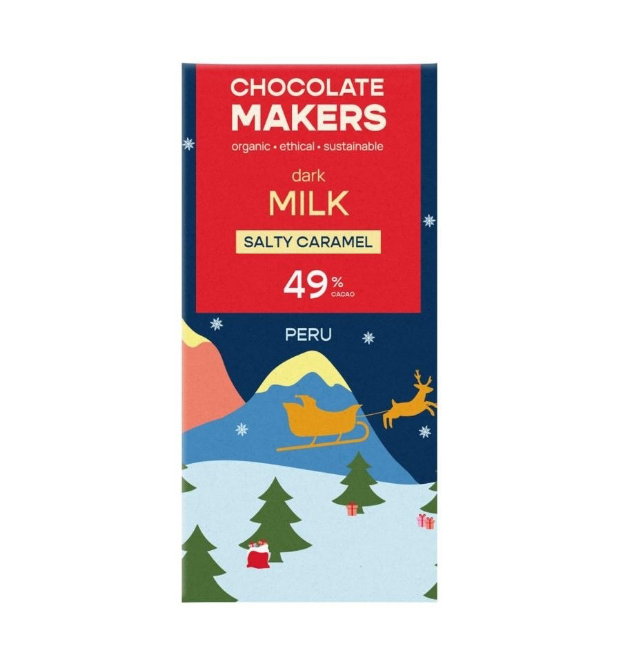 Chocolatemakers Kerst Milky Salty Caramel melk 48 procent