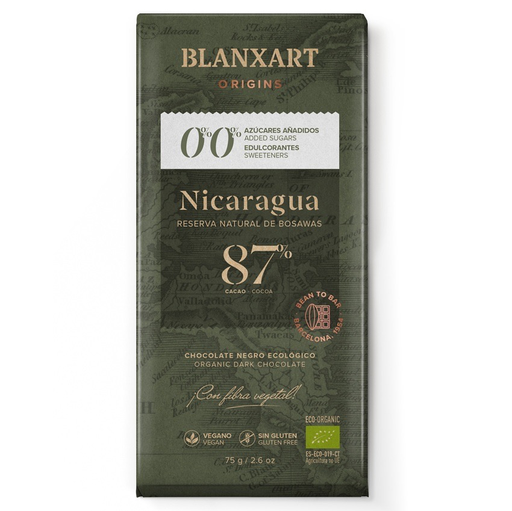 Blanxart Nicarágua Bosaras 87 procent zonder suiker