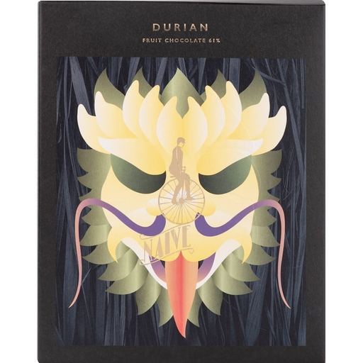 Naive Durian 61 procent dark milk