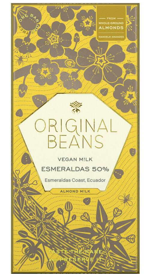esmeraldas vegan mlk 50 chocolate bar original beans 500x913