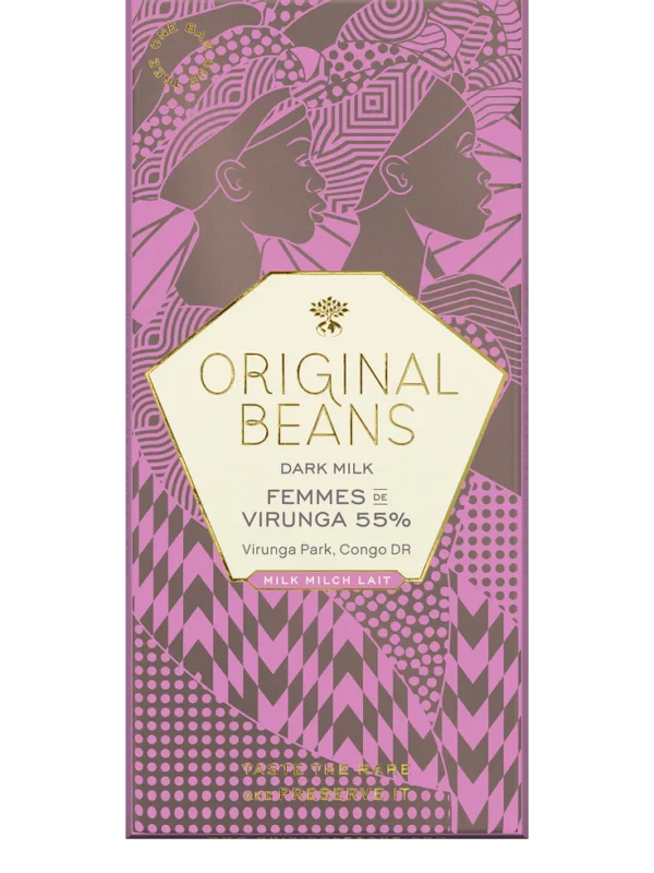 original beans femmes de virunga dark milk congo 55 procent dark milk