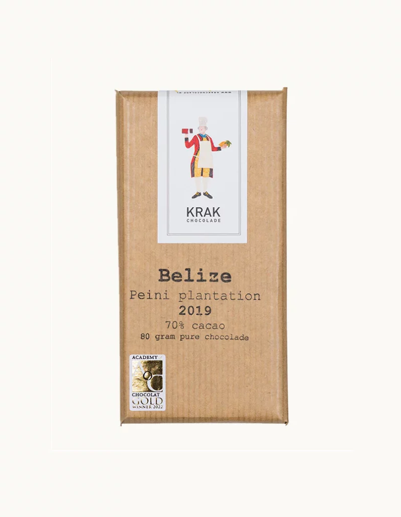 Krak Chocolate Belize Peini Plantation 70 % Organic
