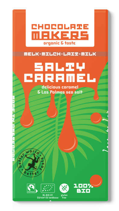 Chocolatemakers Salty Caramel (Las Palmas Sea Salt) Milk 43 percent