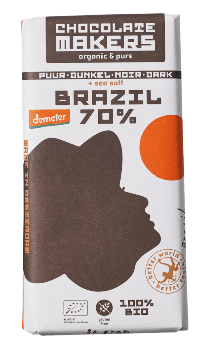 Chocolatemakers Brazil 70 Percent Sea Salt Demeter