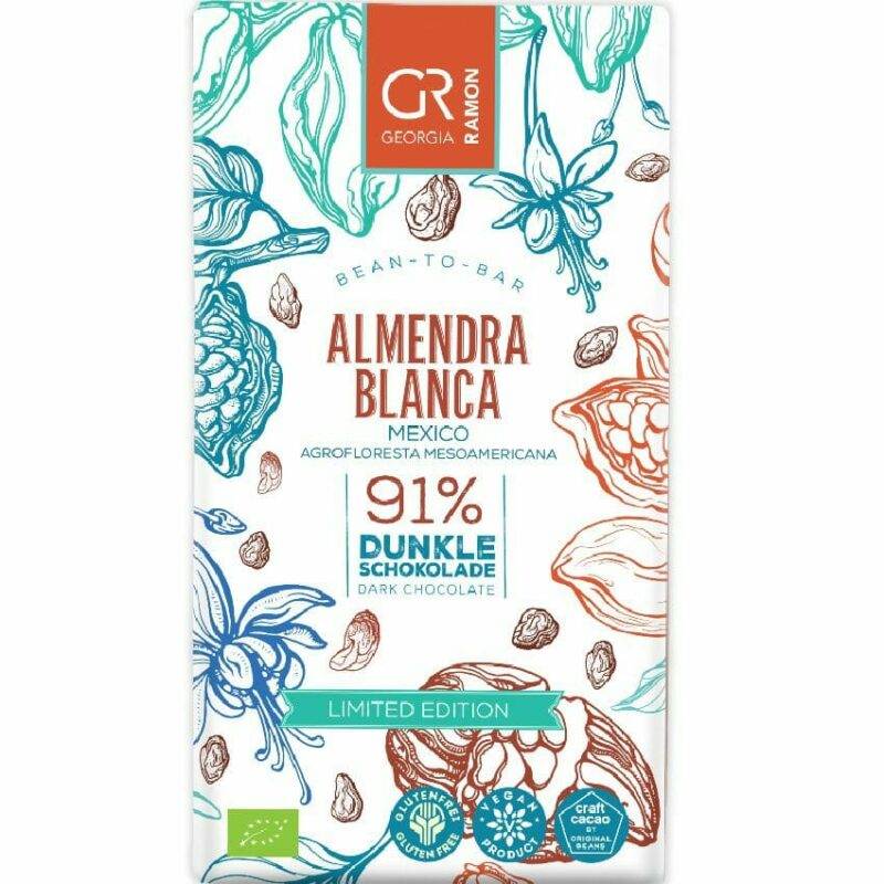 Georgia Ramon Mexico Almendra Blanca 91 percent pure vegan