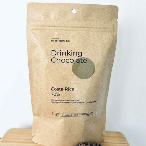 Costa Rica Single Origin Drinking Chocolate TCS 70 percent vegan 500 gr.