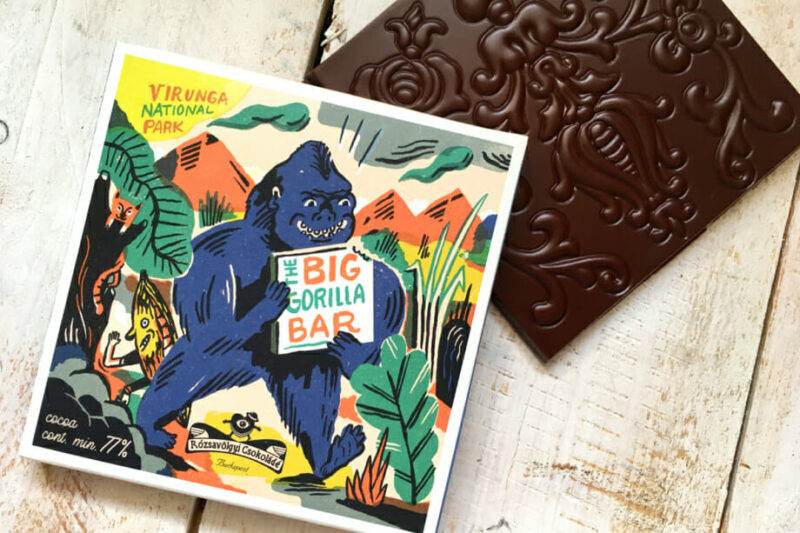 Rózsavölgyi Csokoládé Dark Chocolate Virunga National Park 77 percent