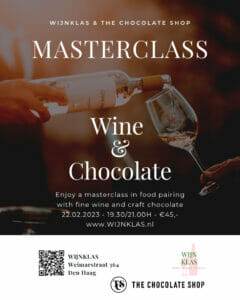 masterclass wine chocolate wijnklas 22 02 23