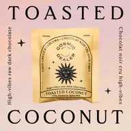 cosmic dealer chakra chocolate toasted coconut