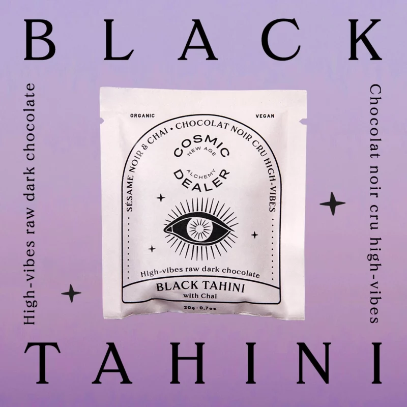 Cosmic Dealer Chakra Chocolate Black Tahini With Chai