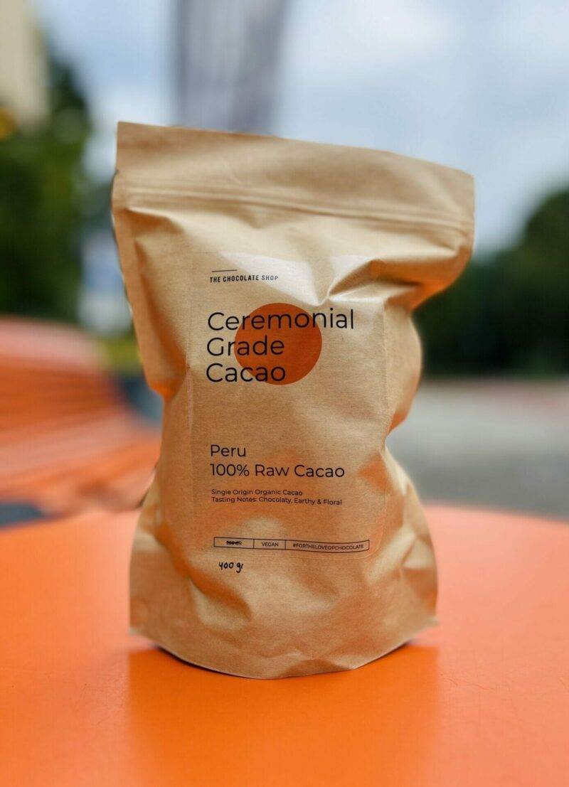 ceremonial grade drinking cacao peru 400 gram
