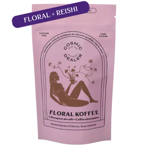 cosmic dealer coffee alternative floral + reishi
