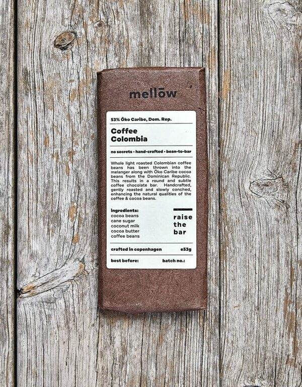 mellow chocolate origine dom. rep. 53 procent met koffie uit venezuela
