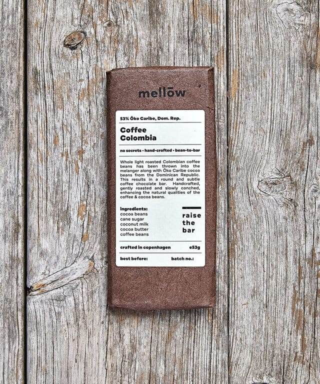 mellow chocolate origine dom. rep. 53 procent met koffie uit venezuela