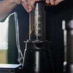 Tim Aeropress - ACF Pairing Filter Coffee & Craft Chocolate. Foto's: James Bryant
